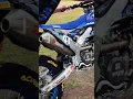 Quick AKRAPOVIC exhaust change for noise testing at #MXGP of Latvia!