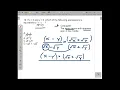 Accuplacer Advanced problem 19 solved