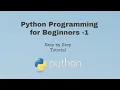 Python Tutorial for Beginners - 1 First Python Program print and input in python LearnAakash