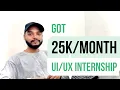 I Got a High-Paying Internship Updates on my internship