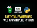 FastHTML - Web Applications in Pure Python