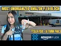 My Most Unorganized Amazon Flex Shift Ever Tesla FSD