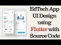 Online Learning EdTech App UI Design with Source Code using Flutter