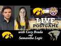 IOWA - LSU LIVE POSTGAME with Samantha Logic NATIONAL CHAMPIONSHIP Iowa Women s Basketball