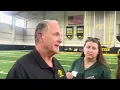Iowa Football Phil Parker Talks DL Competition Cam Buffington s Growth DB Depth