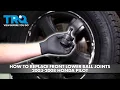 How to Replace Front Lower Ball Joints 2003-2008 Honda Pilot