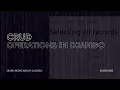 CRUD Operations in django Simple Student Marksheet Malayalam