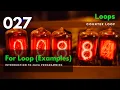 027 For Loop examples - Counter loop