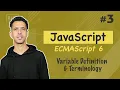 Variable Definition and Terminology - JavaScript ES6 Darija