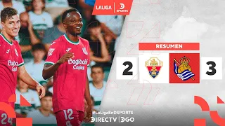 #REALSOCIEDAD VENCIÓ a #ELCHE en el FINAL | Elche 2-3 Real Sociedad | Resumen