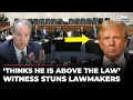 Exactly How Crooks Operate Witness Delivers Damning Trump Verdict at Corruption Hearing