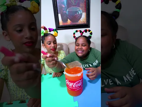 La soda de naranja navila y luciana #luciana #navila #funny