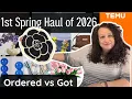 Temu First Spring Haul of 2026 What I Ordered vs What I Got