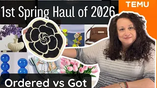 Temu First Spring Haul of 2026 What I Ordered vs What I Got
