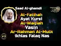 Download Lagu Surah Al Fatihah,Ayat Kursi,Al Waqiah,Yasin,Ar Rahman,Al Mulk,Al ikhlas,falaq,nas By Saad Al Ghamdi