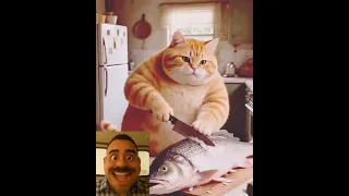 فيديوهات القطط بالذكاء الاصطناعي قطط مضحكة Funny AI Cats الذكاء الصناعي والقطط 