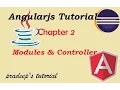 Angularjs modules and controller AngularJS scope