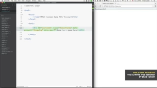 004 HTML5 Data Attribute