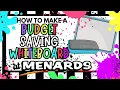 Giant DIY Dry Erase Whiteboard for Under 20 Easy Affordable Daycare Childcare Menards