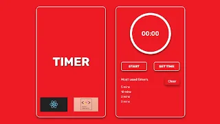 Timer Countdown App With ReactJs Styled Components Mobile First