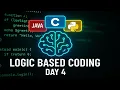 Logic Oriented Coding Day-4 C Java Python Explained in Telugu technicaltopics Live