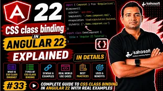 CSS Class Binding in Angular 22 Explained in Detail Angular 22 Complete Course 2026