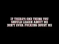 Beartooth - Doubt Me (Lyrics)