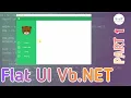Flat UI Vb NET Side Menu Bar part 1