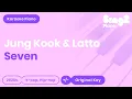 Download Lagu Jung Kook \u0026 Latto - Seven (Karaoke Piano)