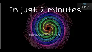How to make rainbow spiral in Python Python turtle graphics