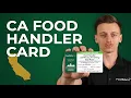 California Food Handler Card Online Training Test