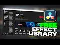 All the Best FREE Effects for DaVinci Resolve 19 In One Place OUTDATED
