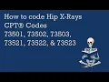 Hip X-Ray Series - Diagnostic Radiology CPT Codes
