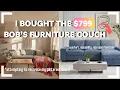 from empty to cozy my first couch Bob s Discount Furniture Playday 799 Sectional Review