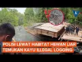 Lewati Sarang Harimau dan Buaya, Polres Inhu Akhirnya Temukan Kayu \