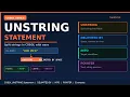 COBOL UNSTRING Statement Split Strings with DELIMITED BY INTO POINTER COBOL Tutorial
