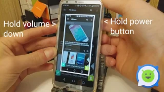 LG G6 How to take a screenshot
