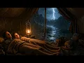Download Lagu Camping in the Tent with Mary-Beth and My Dog – Thunderstorm Night on the Mountain | RDR2 ASMR