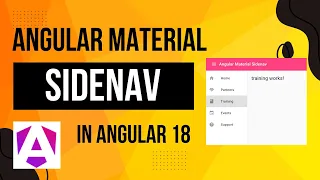 How to create Angular Material Sidenav in Angular 18 Control Flow for