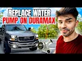 Easiest way to Replace Water Pump on Duramax