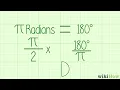 How to Convert Radians to Degrees