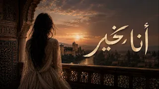 أنا بخير   لا تصدقني  فالصمت في صدري بكاء دندنها