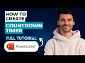 How to Create a Countdown Timer in PowerPoint 2026 Full Guide