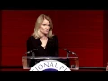 Martha Raddatz accepts the 2016 Sol Taishoff Award
