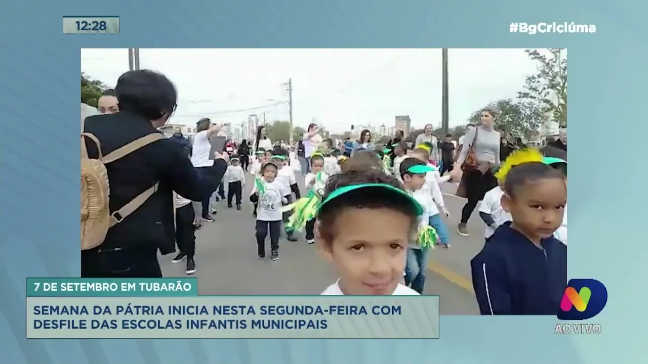 Tubarão dá início à Semana da Pátria com desfile