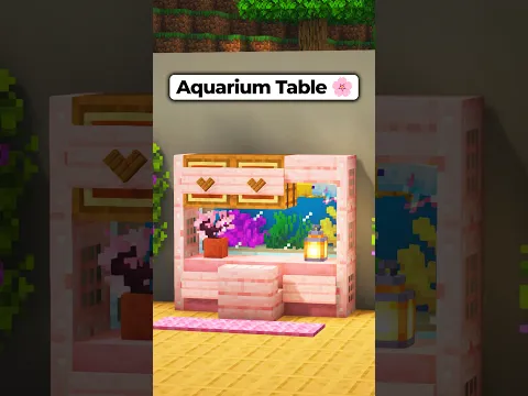 Minecraft Aquarium Table 🌸