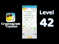 Cryptogram Tripledot Level 42 Answer SolutionGuruji