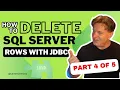 Statements JDBC SQL Server Database Delete Commands