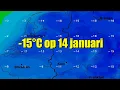 Lagu Het sneeuwt al en Europees weermodel nu nog kouder!