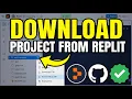 How to Export Project From Replit